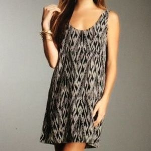 100% SILK JOIE “DAWNA” LKAT MINI DRESS SIZE S